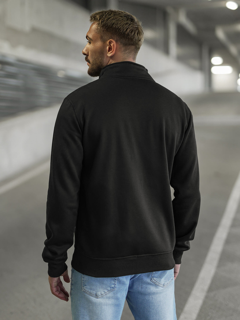 Férfi Pulóver Fekete OZONEE JS/2002Z