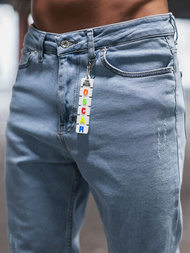 Férfi Nadrág Jogger Kék OZONEE DO/6115/2