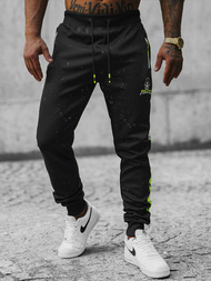 Férfi melegítő nadrág fekete OZONEE JS/K10232Z