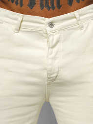 Férfi Nadrág Ecru OZONEE DO/4001