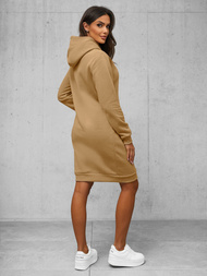 Női kapucnis pulóver bézs OZONEE JS/YS10005/6Z