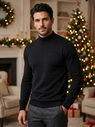 Férfi Pulóver Fekete OZONEE V/V24503Z