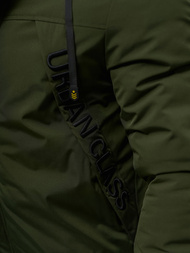 Férfi Steppelt Kabát Zöld OZONEE JS/27M8100