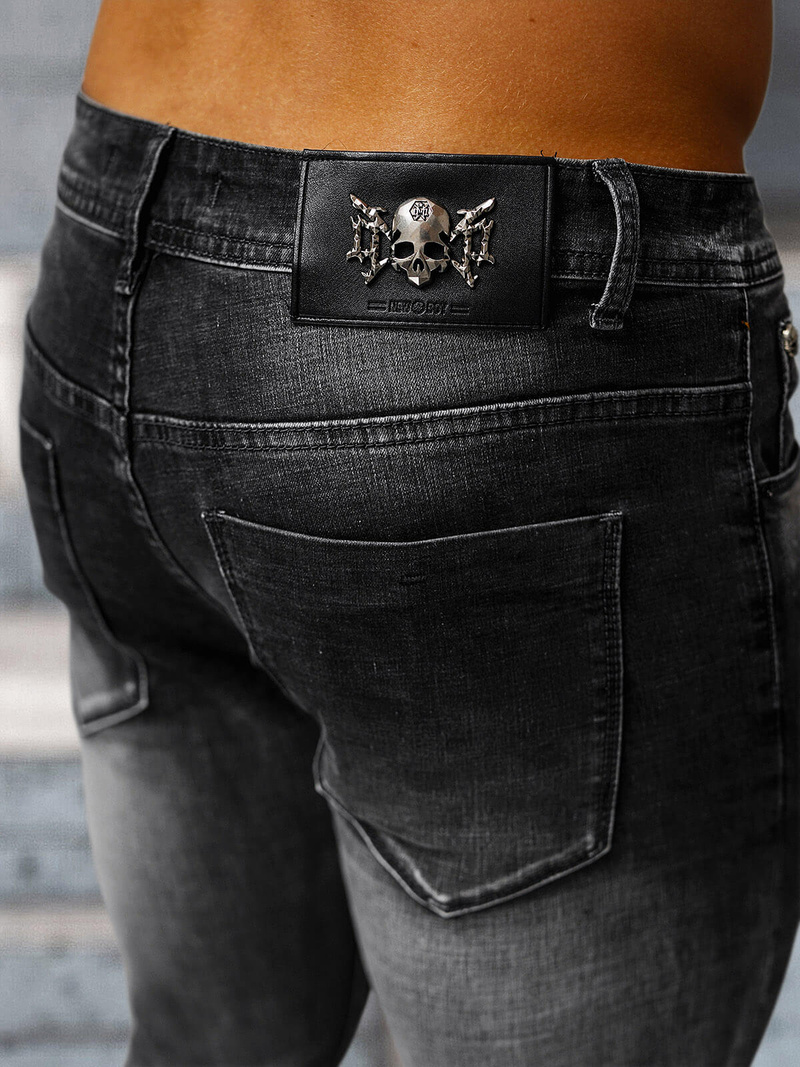 Férfi farmer nadrág fekete OZONEE NB/MP0169G