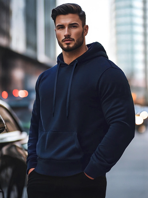 Férfi kapucnis pulóver Gránát OZONEE JS/2009Z