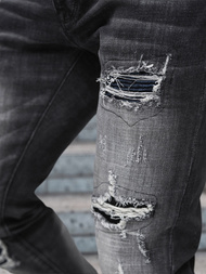 Férfi farmer nadrág fekete OZONEE NB/MP0075N