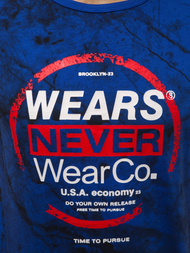 Férfi póló Kék OZONEE JS/SS10925Z