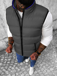 Férfi Mellény Szürke OZONEE N/7131