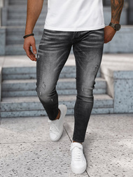 Férfi farmer nadrág fekete OZONEE NB/MP0070N