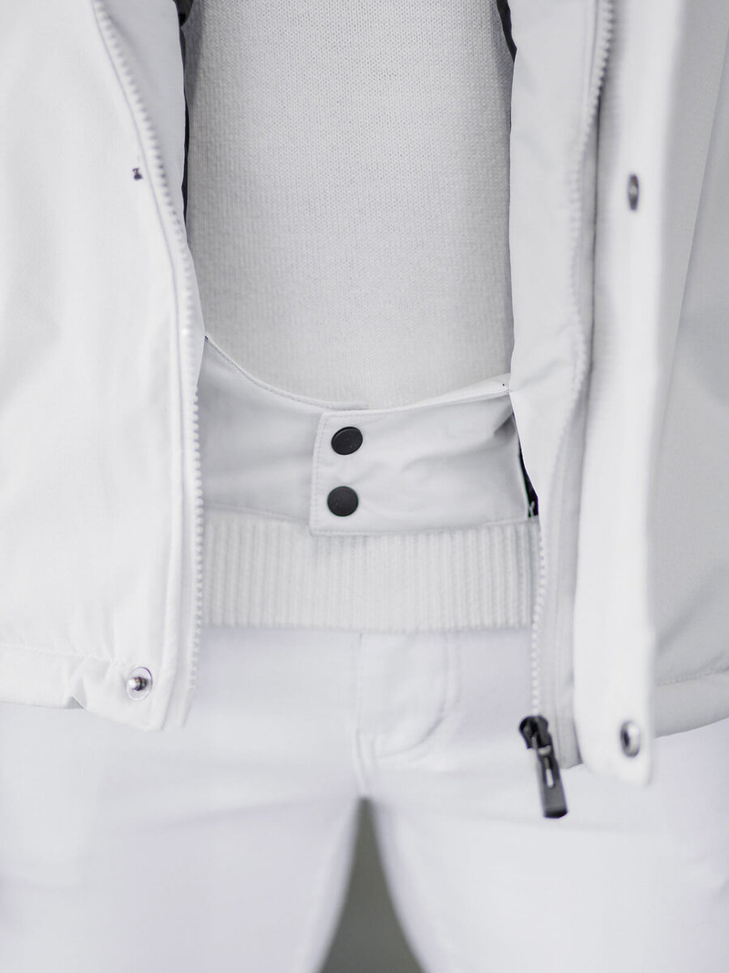 Férfi Steppelt Kabát Világos-Szürke OZONEE JS/91M9906/280