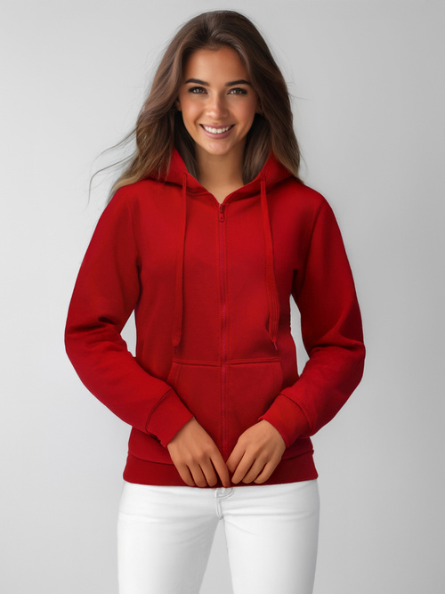 Női Melegítő sötétvörös OZONEE JS/W03Z