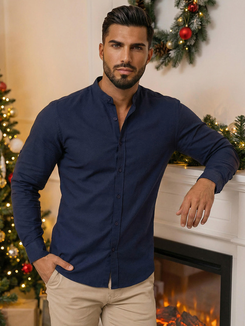 Férfi Ing Gránát OZONEE O/V69Z