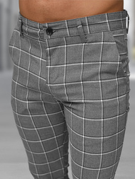 Férfi Chino Nadrág Sötét-Grafit OZONEE DJ/5522Z