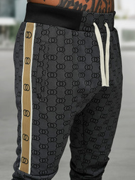 Férfi melegítő együttes fekete OZONEE O/FF5110AB