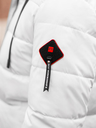 Férfi téli parka kabát fehér OZONEE JS/31M5031/281Z