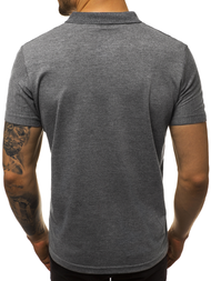 Férfi galléros póló Grafit OZONEE JS/GD01