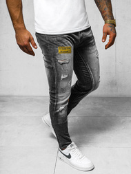 Férfi farmer nadrág fekete OZONEE NB/MP0047NZ