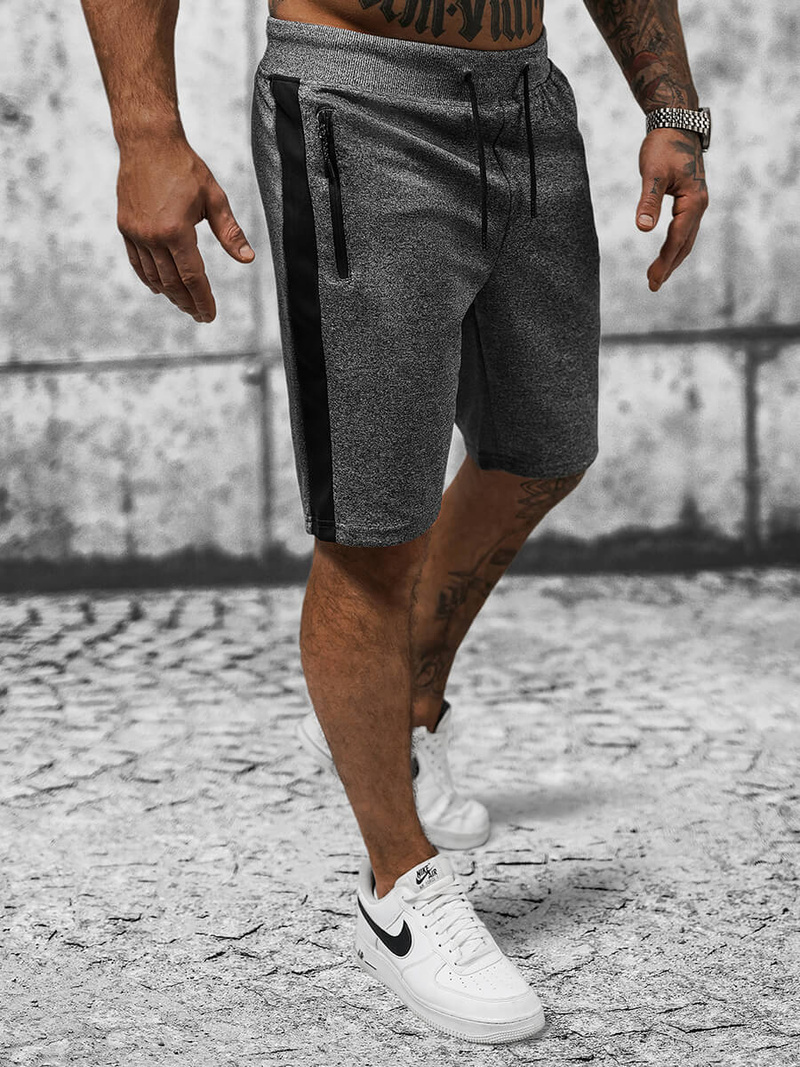 Férfi Rövidnadrág Grafit OZONEE JS/8K281