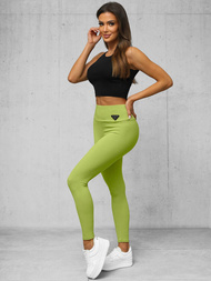 Női leggings lime OZONEE O/ZCH2281
