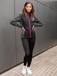 Női dzseki Fekete OZONEE JS/KSW4003Z