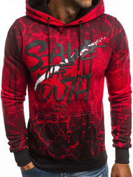 Férfi blúz Piros OZONEE JS/DD267Z