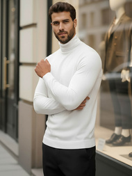 Férfi pulóver fehér OZONEE V/V24504