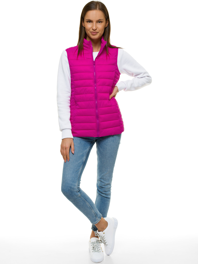 Női Mellény Felső fukszia OZONEE JS/M23038/14