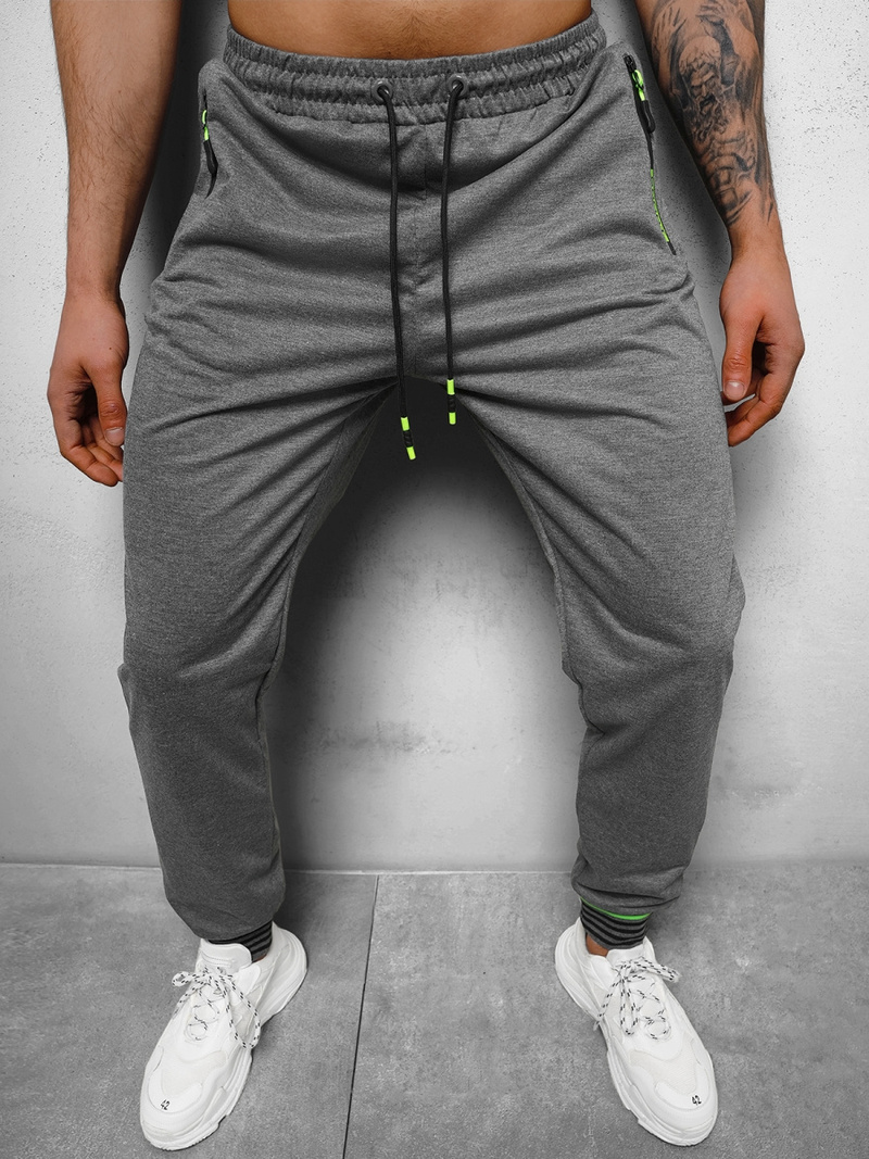 Férfi melegítő nadrág grafit OZONEE JS/68K10332