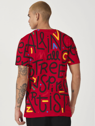 Férfi póló Piros OZONEE MR/21518