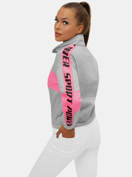 Női pulóver szürke OZONEE JS/B26020Z