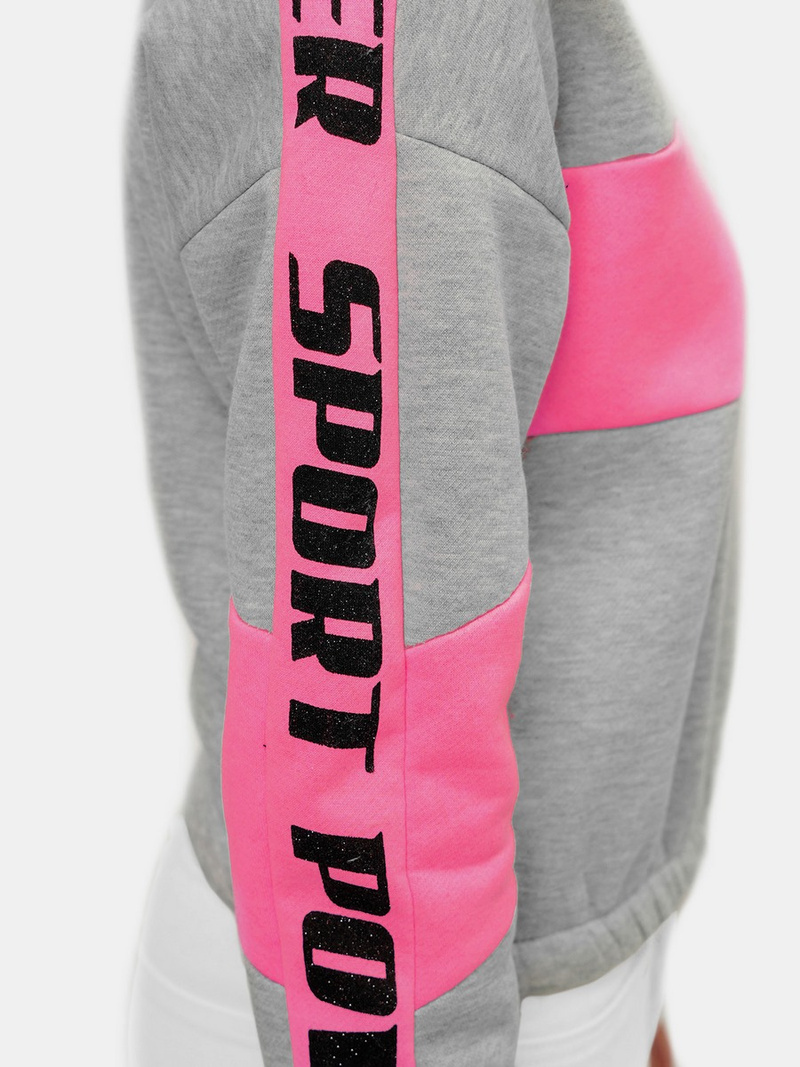 Női pulóver szürke OZONEE JS/B26020Z