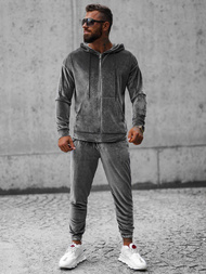 Férfi Melegítő Együttes Szürke OZONEE O/D8160/9157