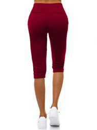 Női leggings bordó OZONEE JS/1027/C13
