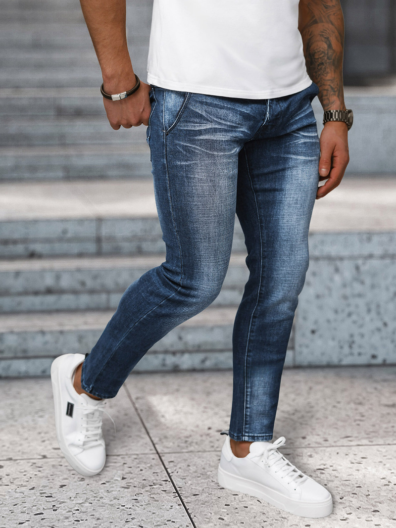 Férfi farmer nadrág sötét-kék OZONEE NB/MP0091BS