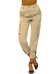 Női jogger nadrág Bézs OZONEE O/HM002