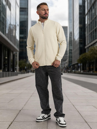 Férfi pulóver ecru OZONEE JS/HH016/1