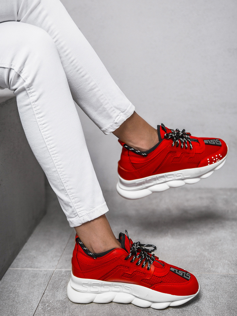 Női sneakersek Piros OZONEE G/2021