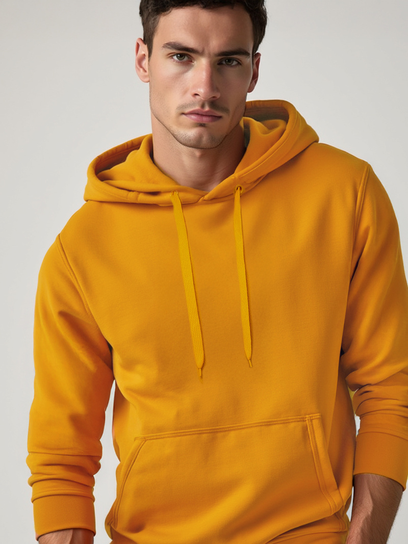 Férfi kapucnis pulóver camel OZONEE JS/2009Z