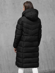 Női téli kabát fekete OZONEE JS/M736/392