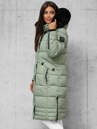 Női téli kabát mentol OZONEE O/W377