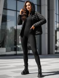 Női kabát fekete OZONEE JS/11Z8226Z