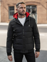 Férfi kabát fekete OZONEE JS/31M5003Z