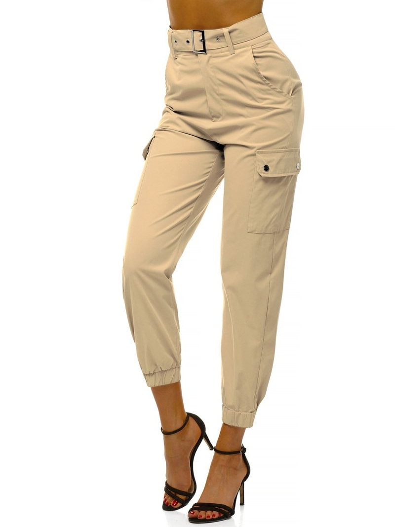 Női jogger nadrág Bézs OZONEE O/HM001