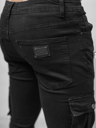 Férfi farmer nadrág fekete OZONEE NB/MP0123N