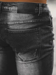 Férfi farmer nadrág fekete OZONEE NB/MP0126N