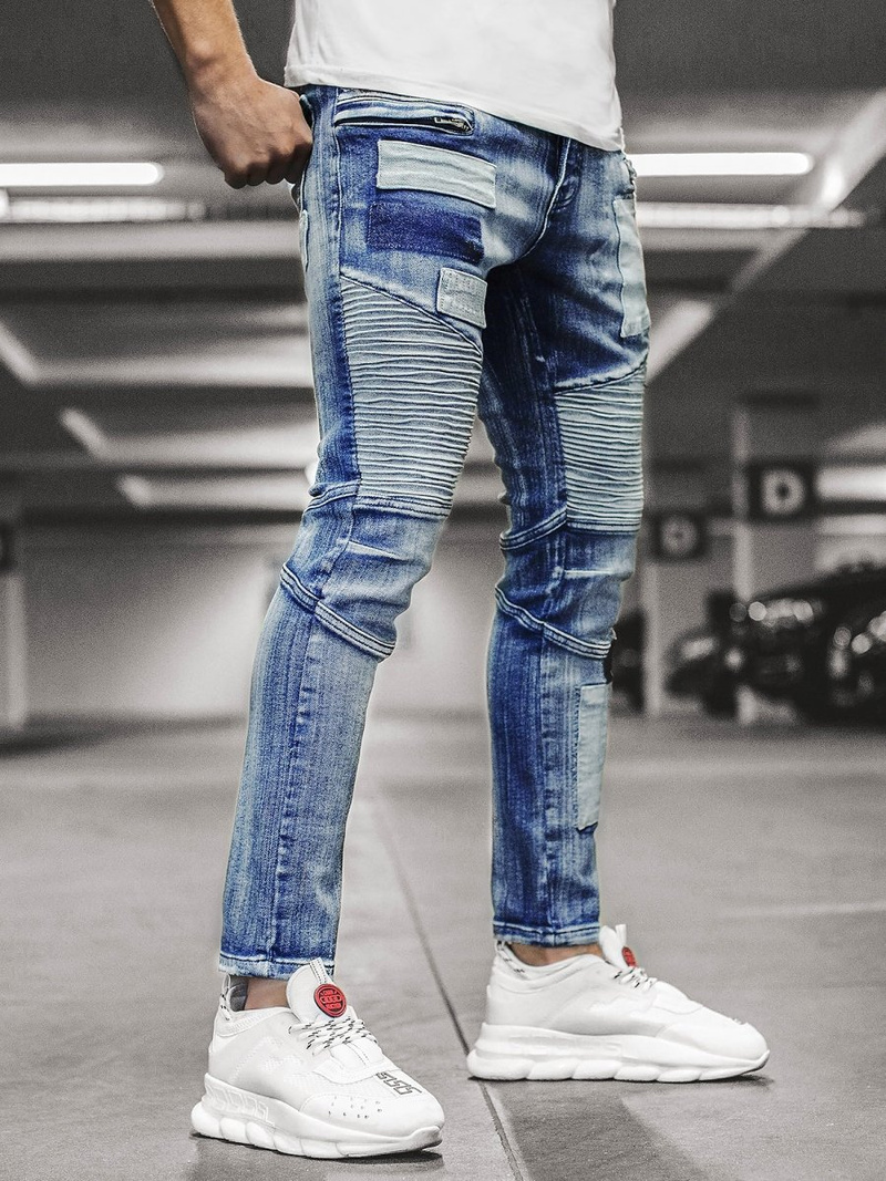 Férfi nadrág Kék OZONEE O/B4925