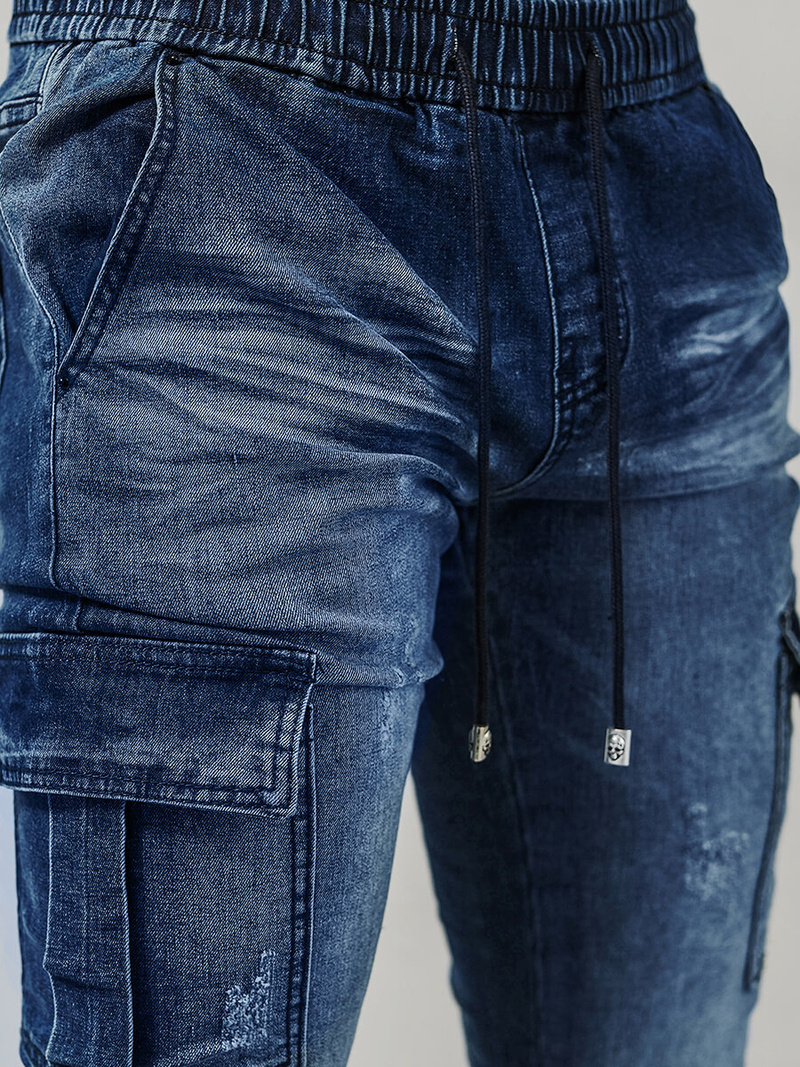 Férfi Nadrág Jogger Sötét-Kék OZONEE NB/MP0130BS