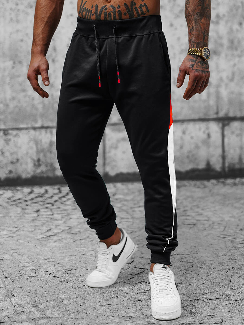 Férfi Melegítő Nadrág Fekete OZONEE JS/8K176