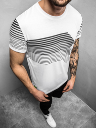 Férfi póló Fehér OZONEE JS/KS2058Z