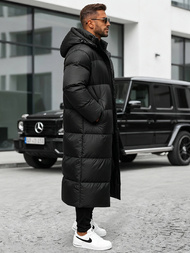 Férfi téli kabát fekete OZONEE O/M3202Z